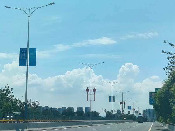 沿线道旗